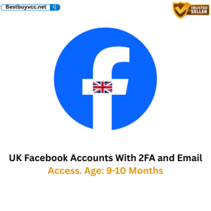 UK Facebook Accounts With 2FA and Email Access. Age: 9-10 Months