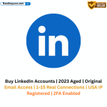 Buy LinkedIn Accounts | 2023 Aged | Original Email Access | 1–15 Real Connections | USA IP Registered | 2FA Enabled