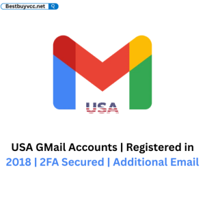 USA GMail Accounts | Registered in 2018 | 2FA Secured | Additional Email